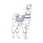 Free Llama Embroidery Design
