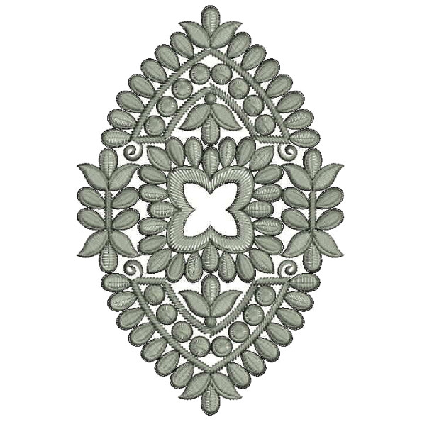 Frock Applique Embroidery Design 25304