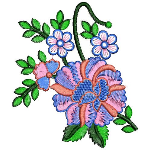 Frock Applique Embroidery Design 25700