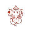 Ganesha Outline Embroidery For Kurtas