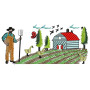 Farmhouse Embroidery Design
