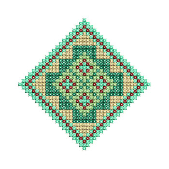 Geometric Cross Stitch Embroidery