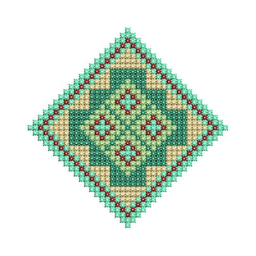 Geometric Cross Stitch Embroidery