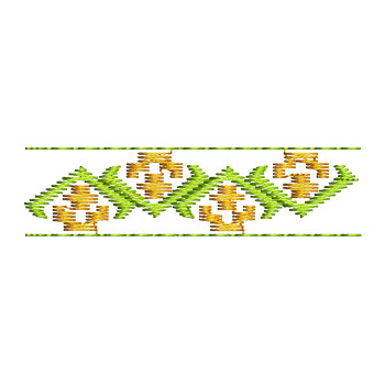 Geometric Embroidery Motif