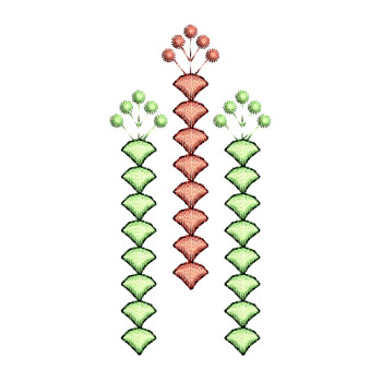 Geometric Machine Embroidery Design