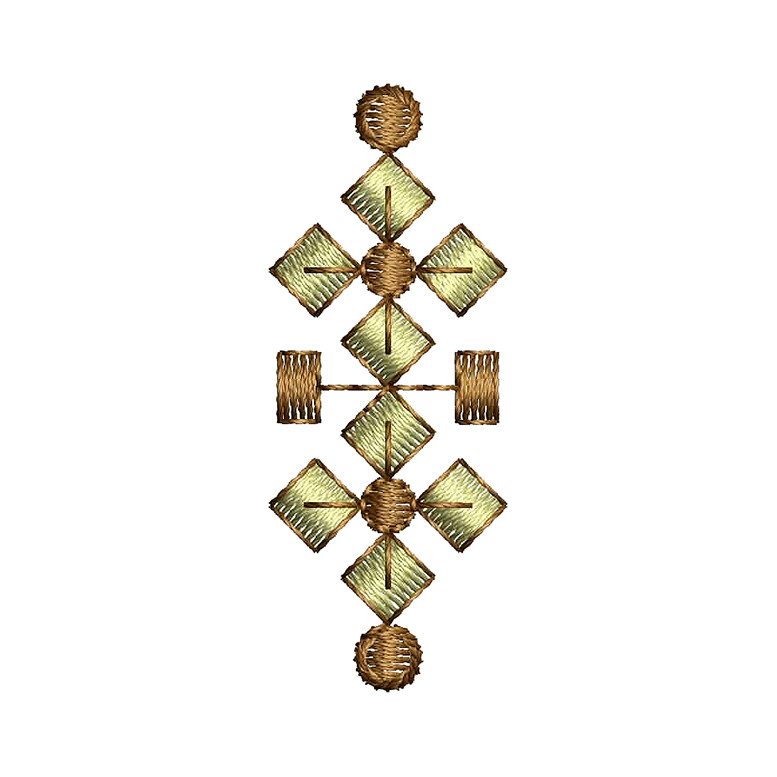 Geometric Pattern For Embroidery