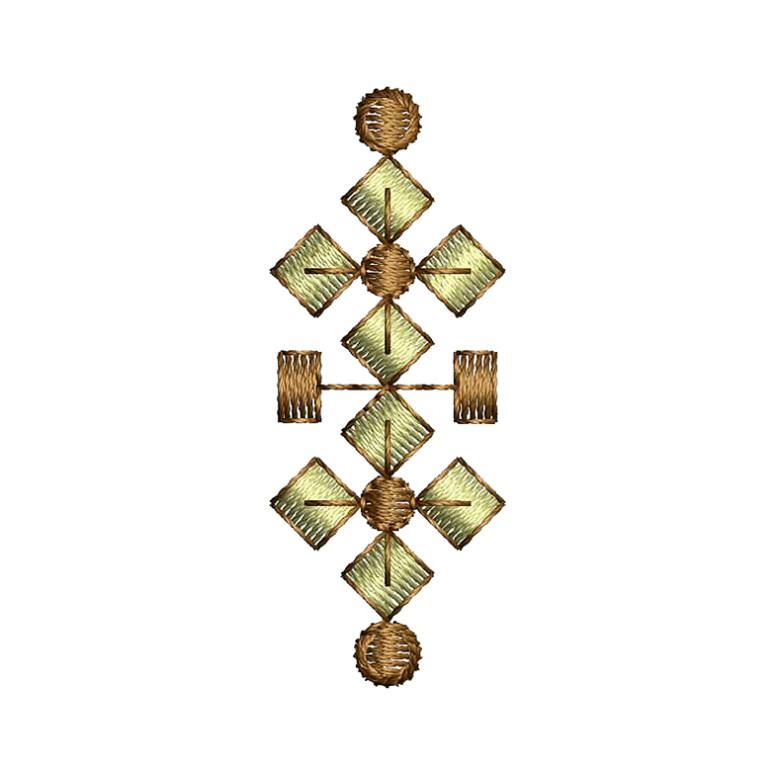 Geometric Pattern For Embroidery