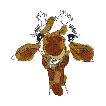 Giraffe Embroidery Pattern