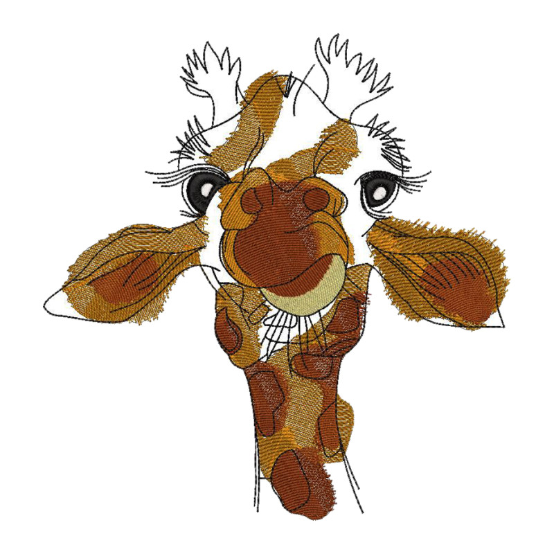 Giraffe Embroidery Pattern