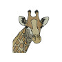 Giraffe Machine Embroidery Design