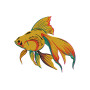 Goldfish Embroidery Design