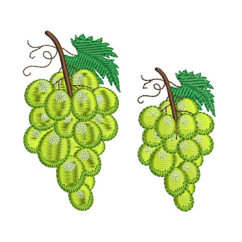 Grapes Embroidery Design