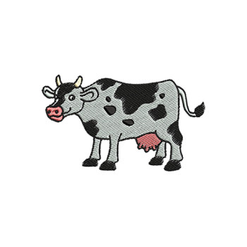 Cow Embroidery Design