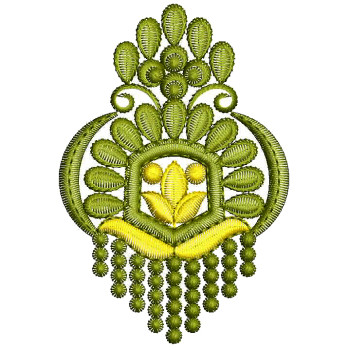 Hand Kerchief Embroidery Design 25298