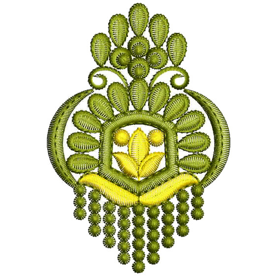 Hand Kerchief Embroidery Design 25298