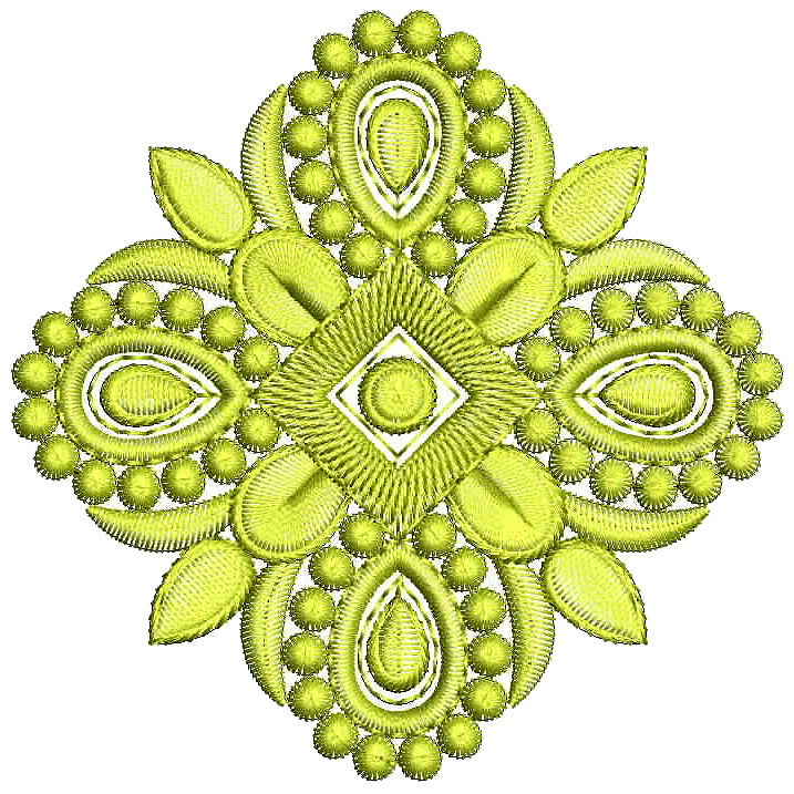 Handkerchief Applique Embroidery Design 25379