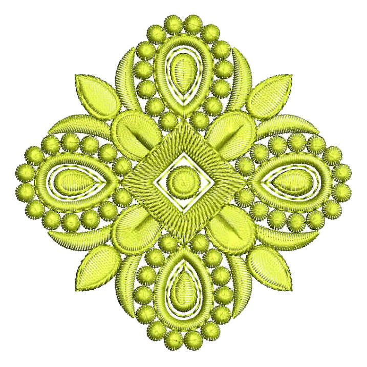 Handkerchief Applique Embroidery Design 25379