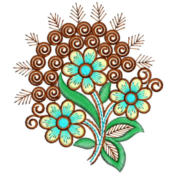 Handkerchief Applique Embroidery Design 25698