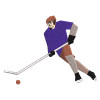 Hockey Embroidery Design