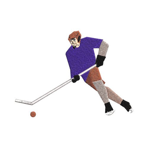 Hockey Embroidery Design