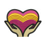 Heart In Hand Embroidery Pattern