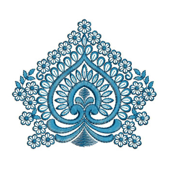 Heart Shape Embroidery Applique