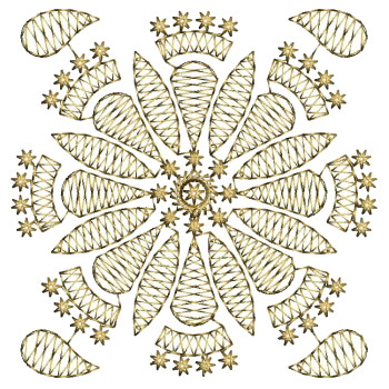 Heritage Applique Embroidery Design 25993