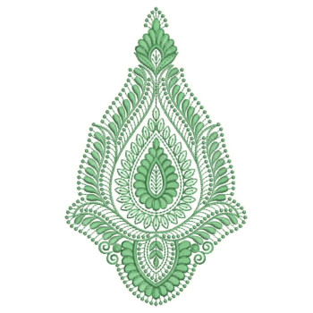 Hijab Scarves Embroidery Design