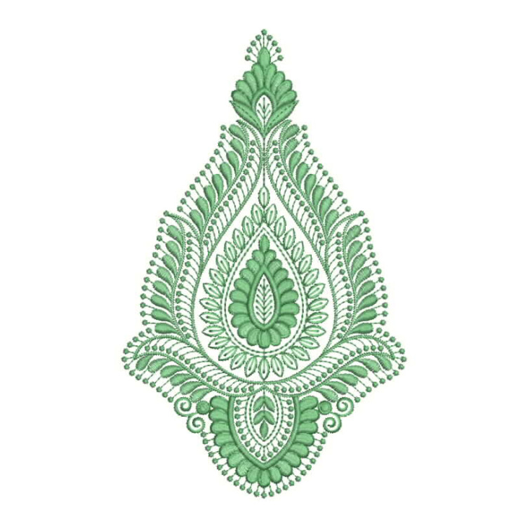 Hijab Scarves Embroidery Design