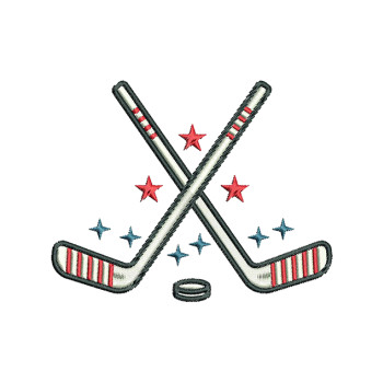 Hockey Embroidery Pattern