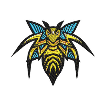 Hornet Embroidery Design