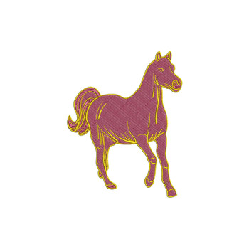 Horse Embroidery Design
