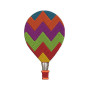 Hot Air Balloon Embroidery Design
