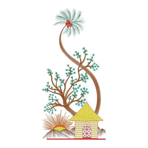House Embroidery Design