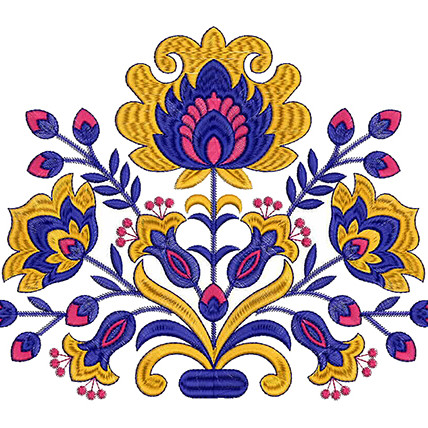 Hungarian Falk Design Embroidery Design