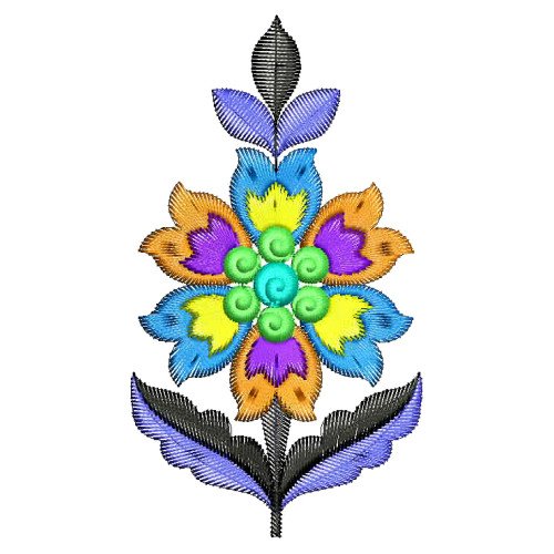 Iceland Fashion Applique Embroidery Design