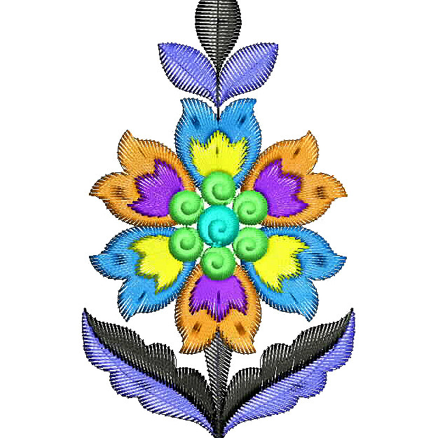 Iceland Fashion Applique Embroidery Design