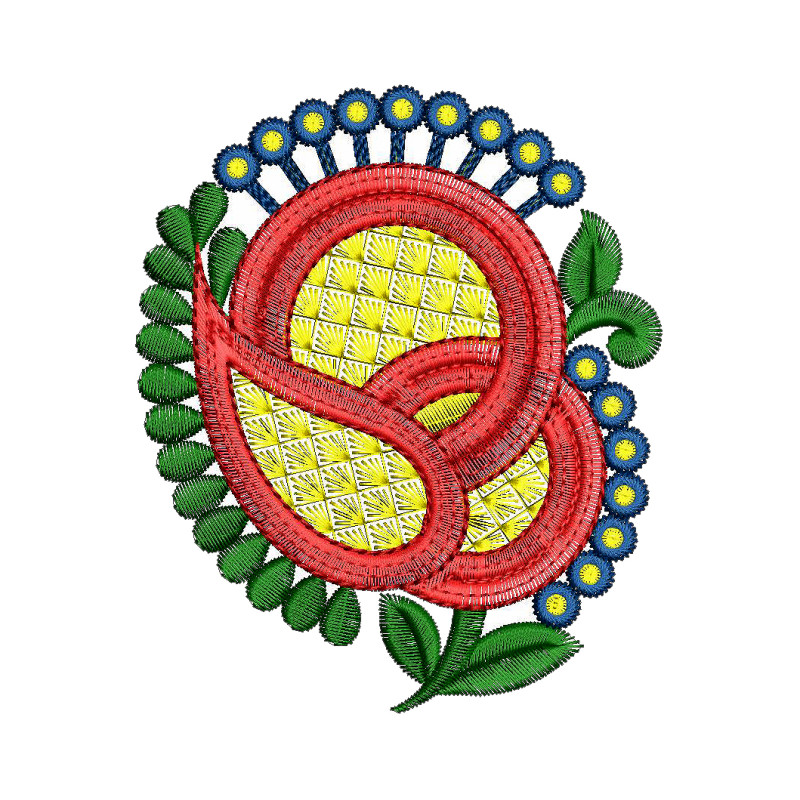 Indian Patch Design For Heavy Bridal Wear Dresses 15290