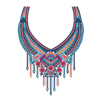 Abaya Embroidery Design