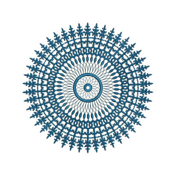 Islamic Symbol Mandala Embroidery