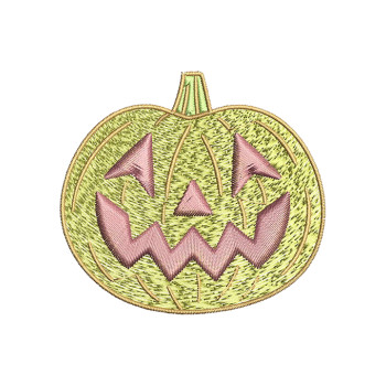 Jack O Lantern Embroidery Design