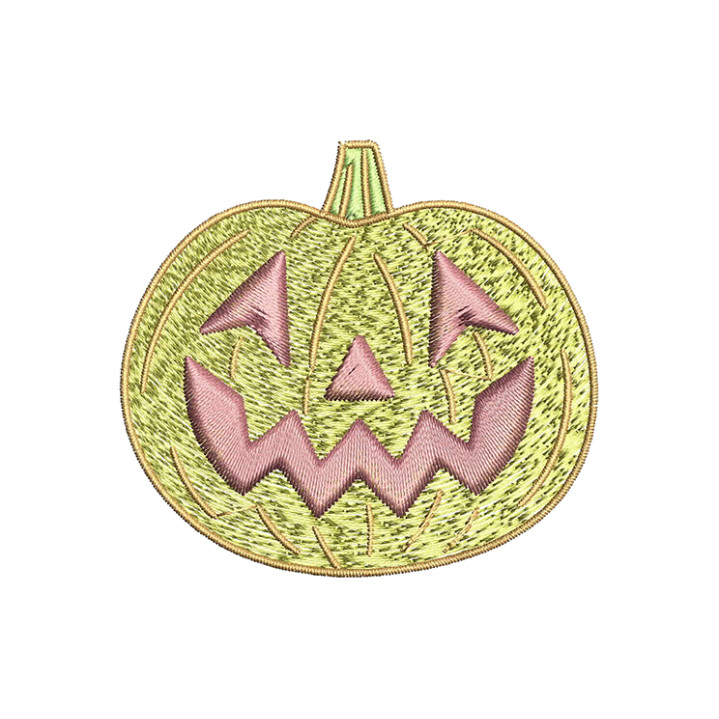 Jack O Lantern Embroidery Design