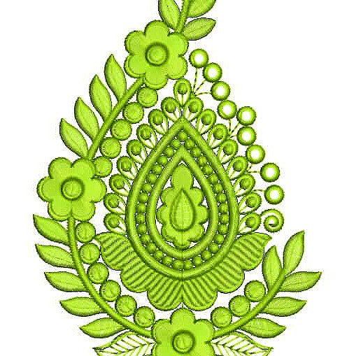 Jeans Butta Embroidery Design 25301