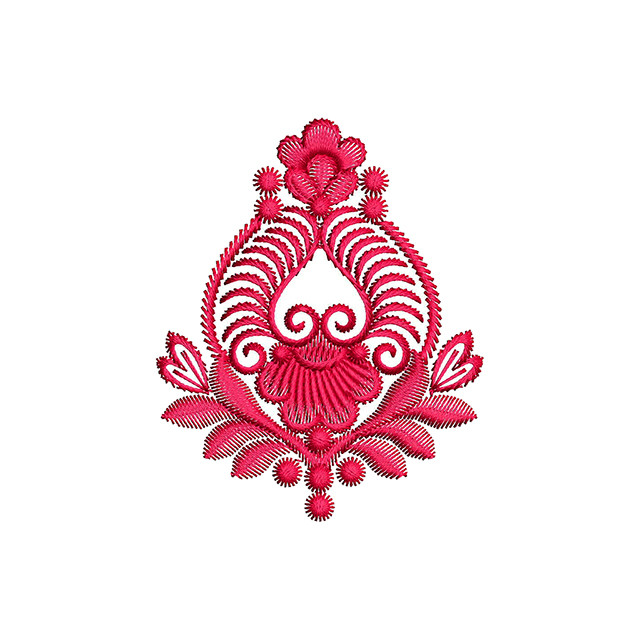 Jumka Style Embroidery Butti