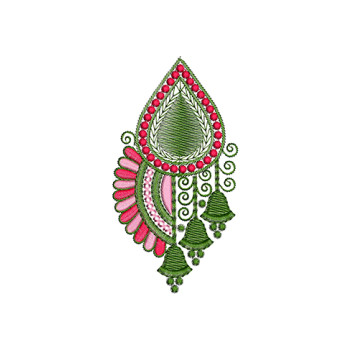 Jumka Style Embroidery For Cluthes
