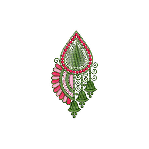 Jumka Style Embroidery For Cluthes