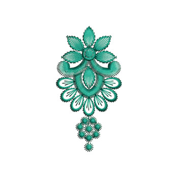 Jumka Style Embroidery Patch