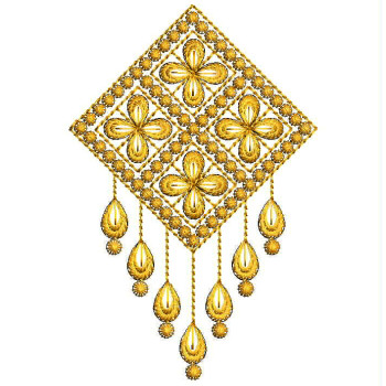 Jumkha Applique Embroidery Design 24866