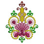 Kashmiri Applique Embroidery Pattern
