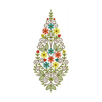 Kashmiri Embroidery Curtains Design